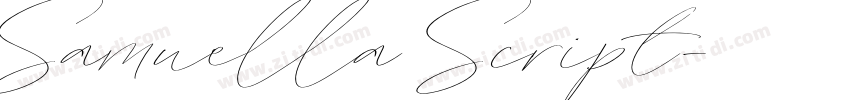 Samuella Script字体转换
